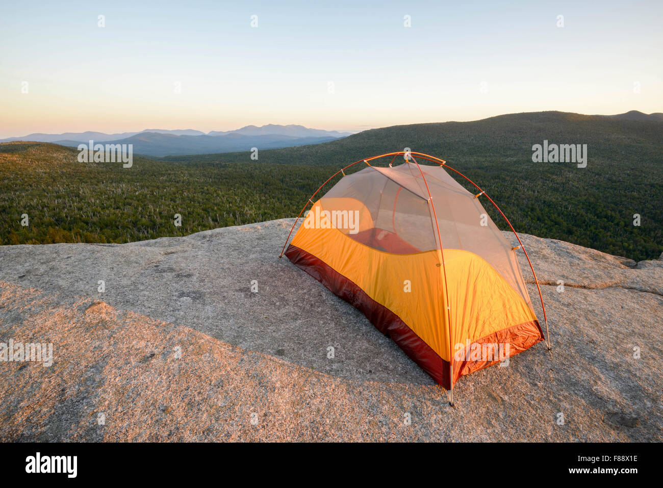 Roger's Ledge, White Mountain National Forest, New Hampshire Stock Photo