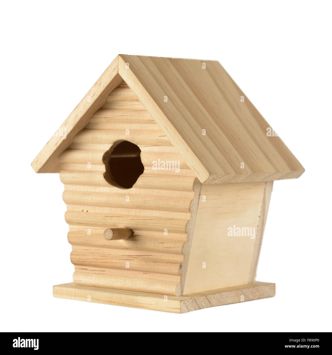 wooden Nesting box Stock Photo