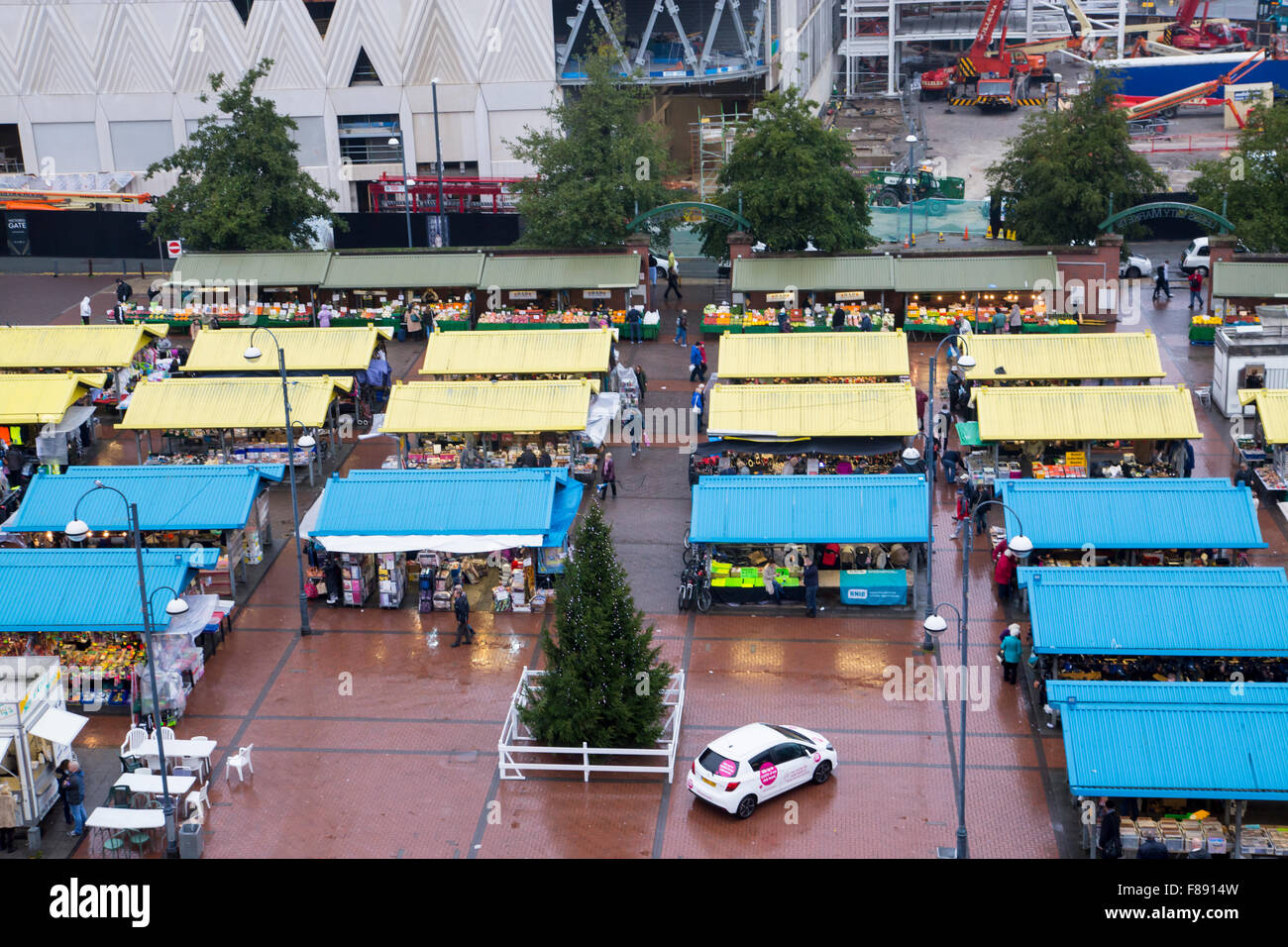 Leeds outdoor market Stock Photo Alamy