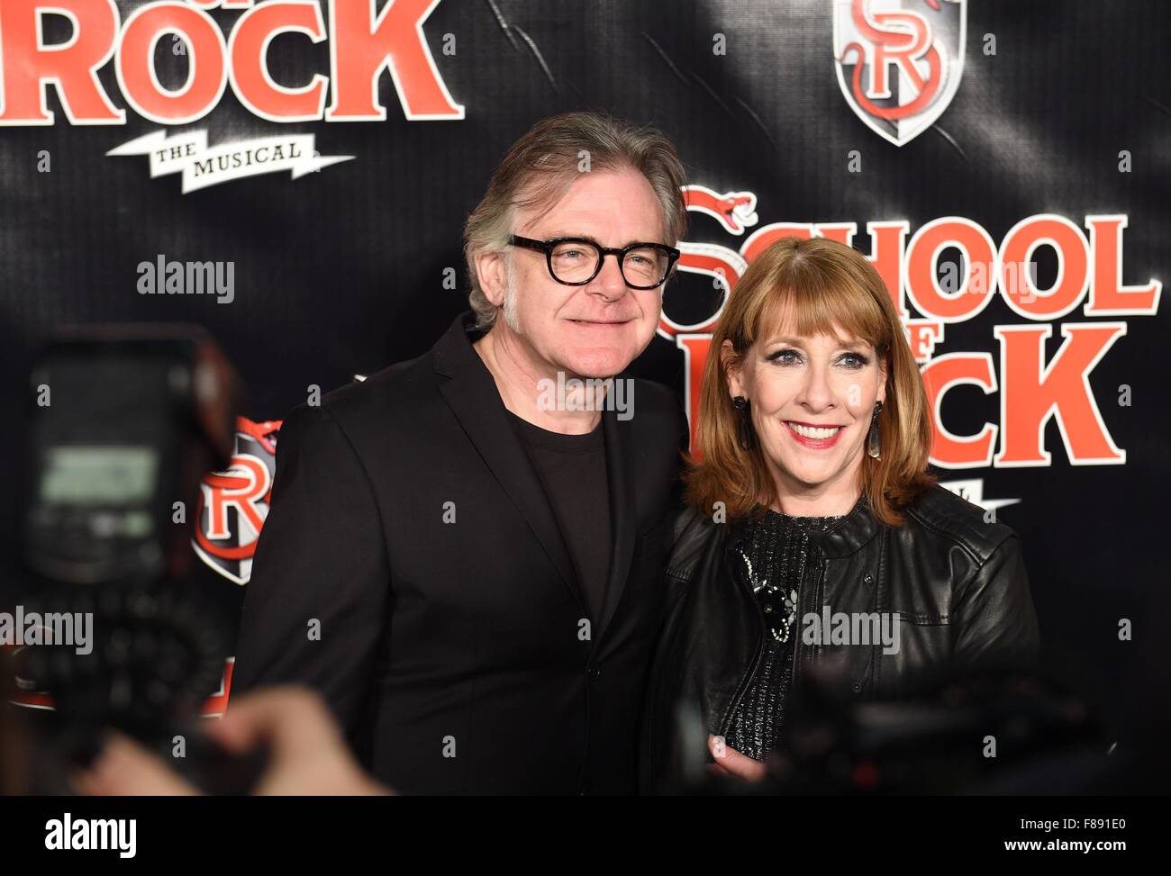 New York, NY, USA. 6th Dec, 2015. Kevin McNally, Phyllis Logan at arrivals for SCHOOL OF ROCK Opening Night on Broadway, Winter Garden Theatre, New York, NY December 6, 2015. Credit:  Kayla Rice/Everett Collection/Alamy Live News Stock Photo