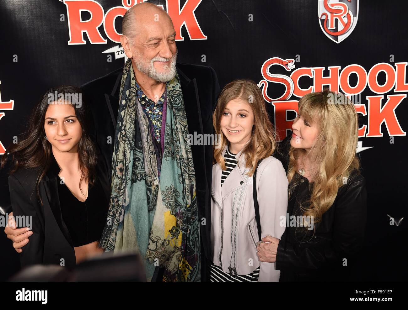 New York, NY, USA. 6th Dec, 2015. Mick Fleetwood and Stevie Nicks with
