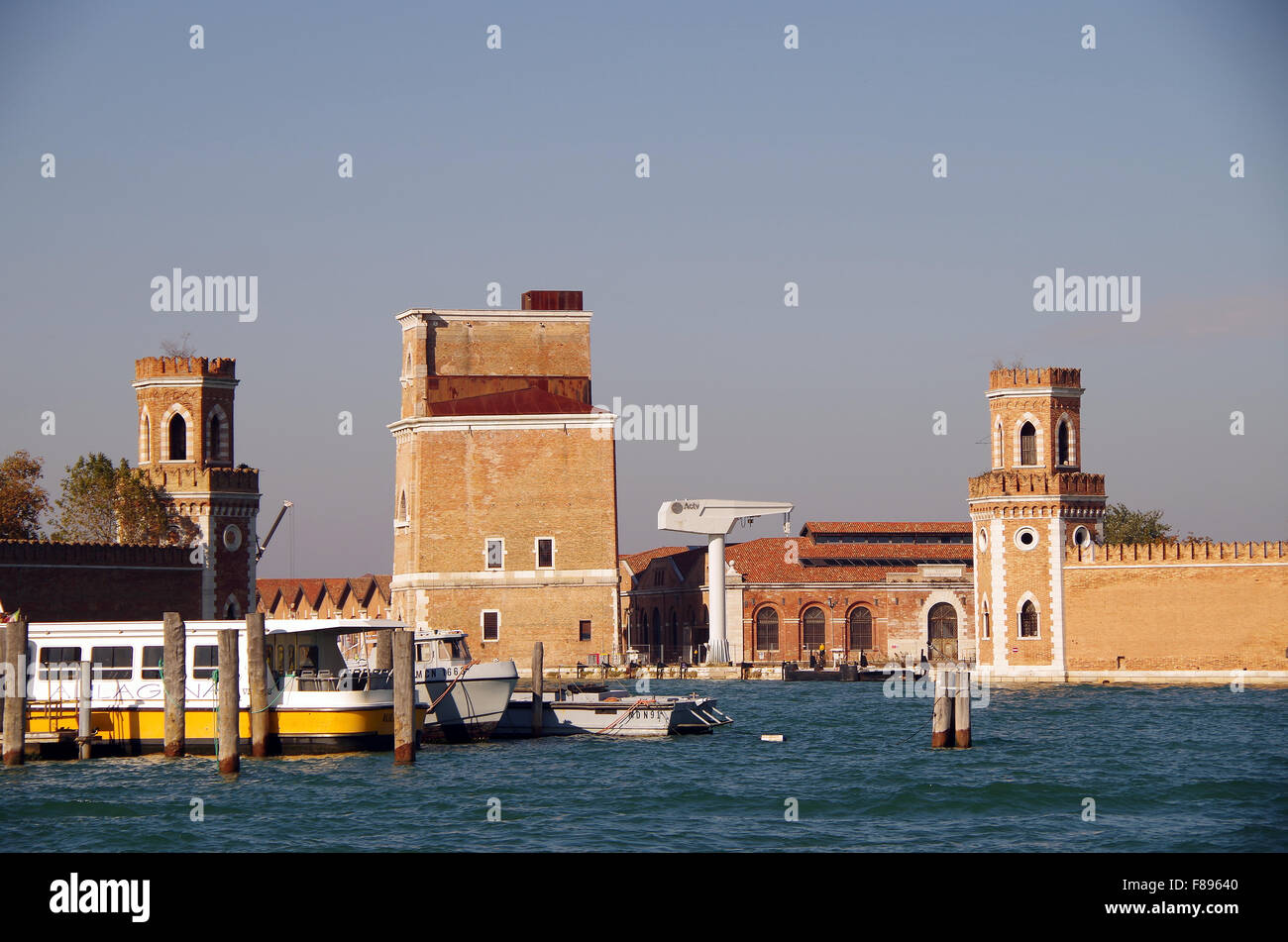 Italy, Venice Arsenale, Porta Nuova, New Gate Stock Photo