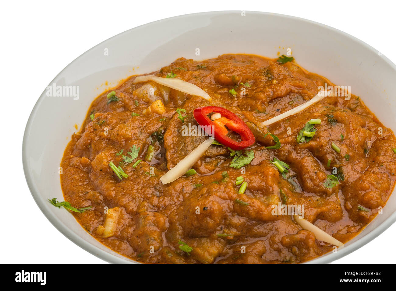 Lamb vindaloo traditional Indian food Stock Photo Alamy