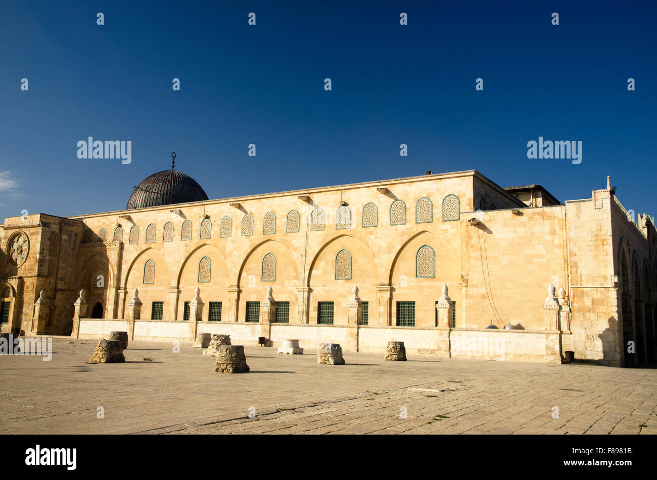 Al-Aqsa mosque, Temple Mount, East Jerusalem Stock Photo