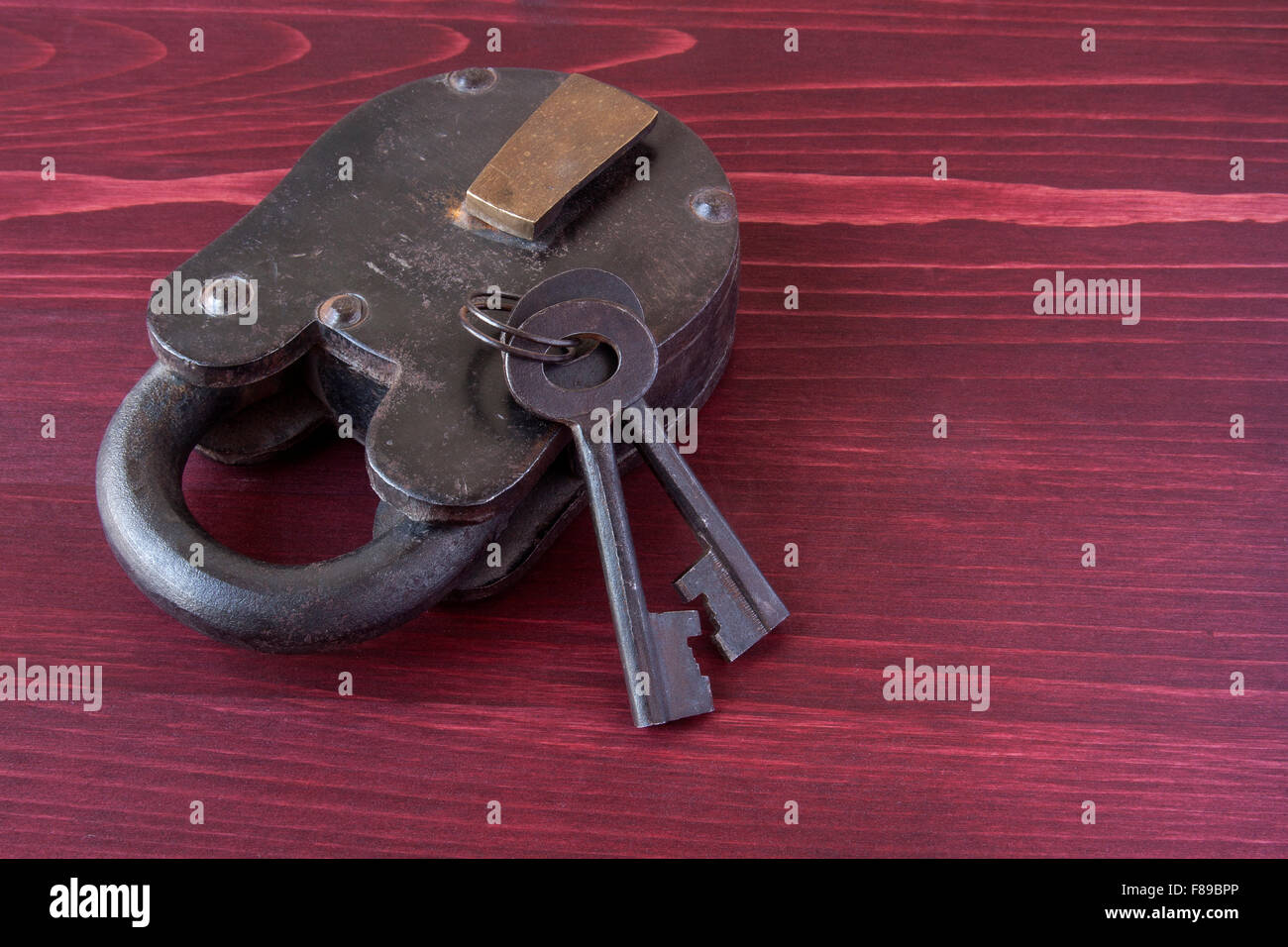 Old Fashioned Lock and Keys Stock Photo Alamy