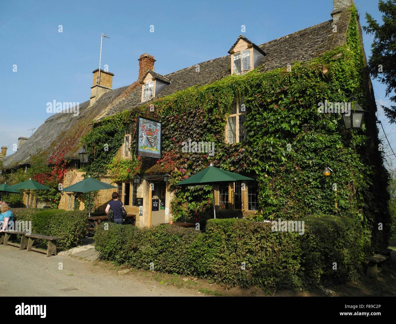 The Falkland Arms Great Tew Cotswold Oxfordshire Stock Photo
