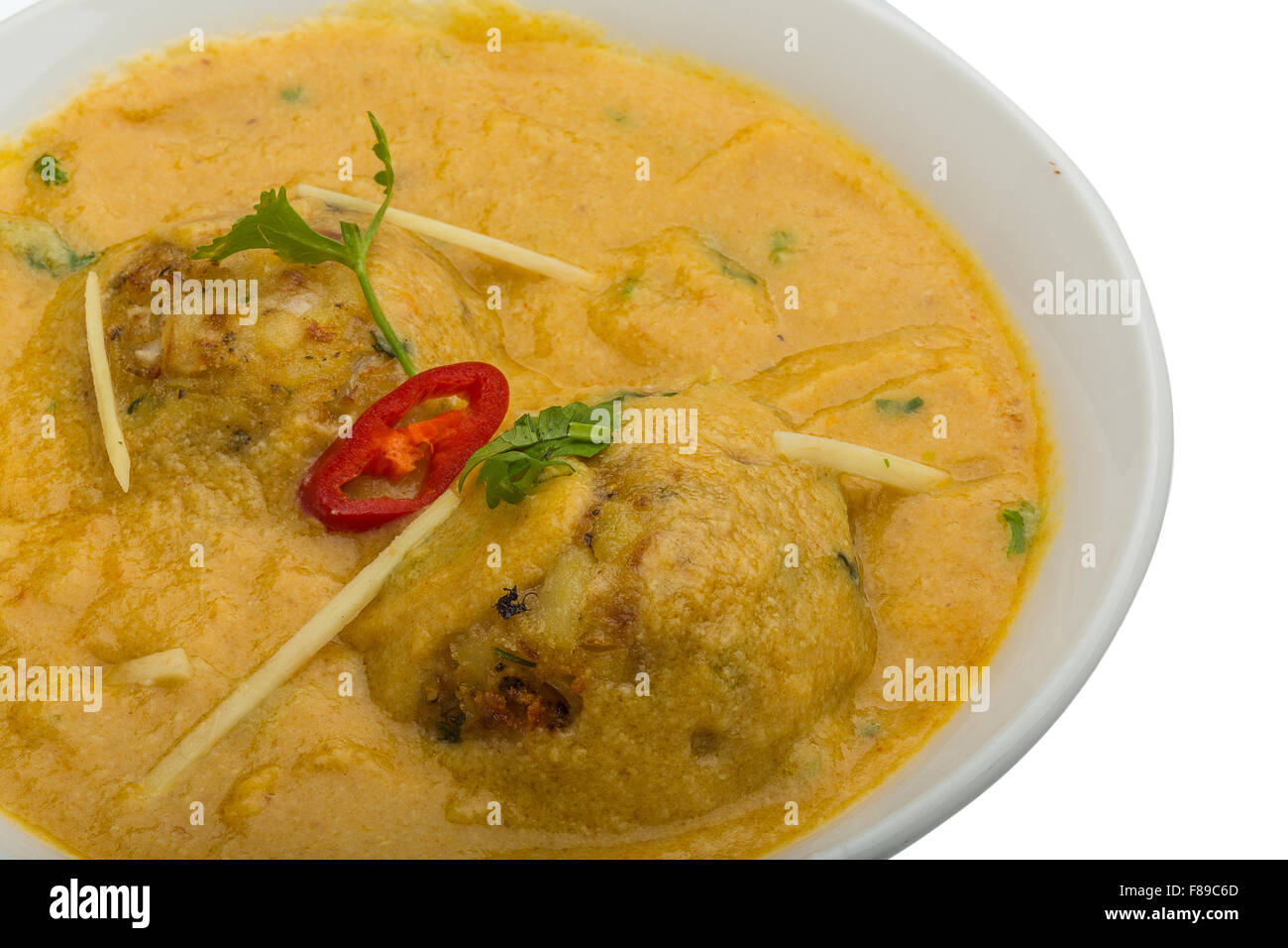 Malai kofta - vegetarian indian food with potato Stock Photo - Alamy