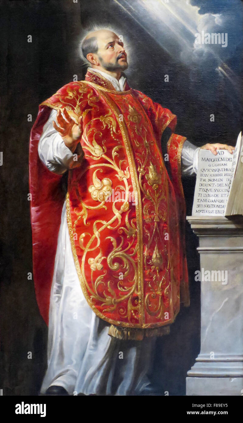 St Ignatius of Loyola, Founder of the Jesuits Stock Photo