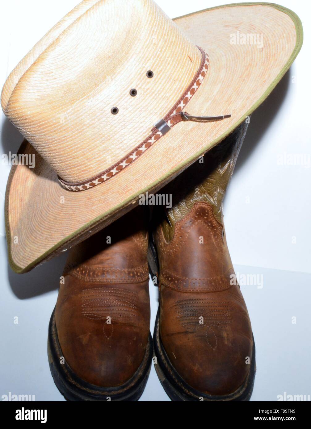 cowboy hat and boots