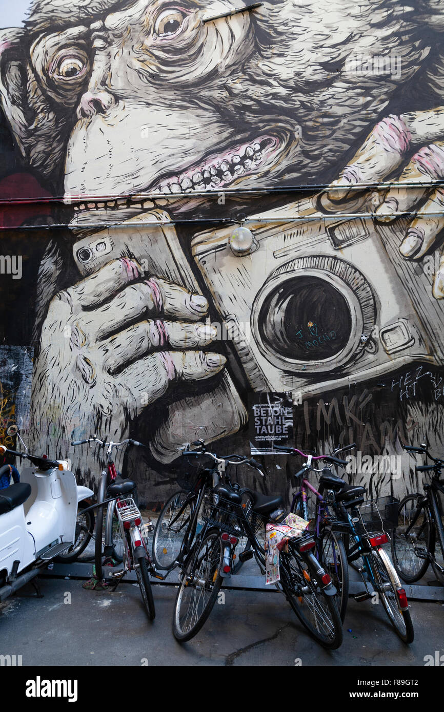 Street art haus schwarzenberg berlin hi-res stock photography and 