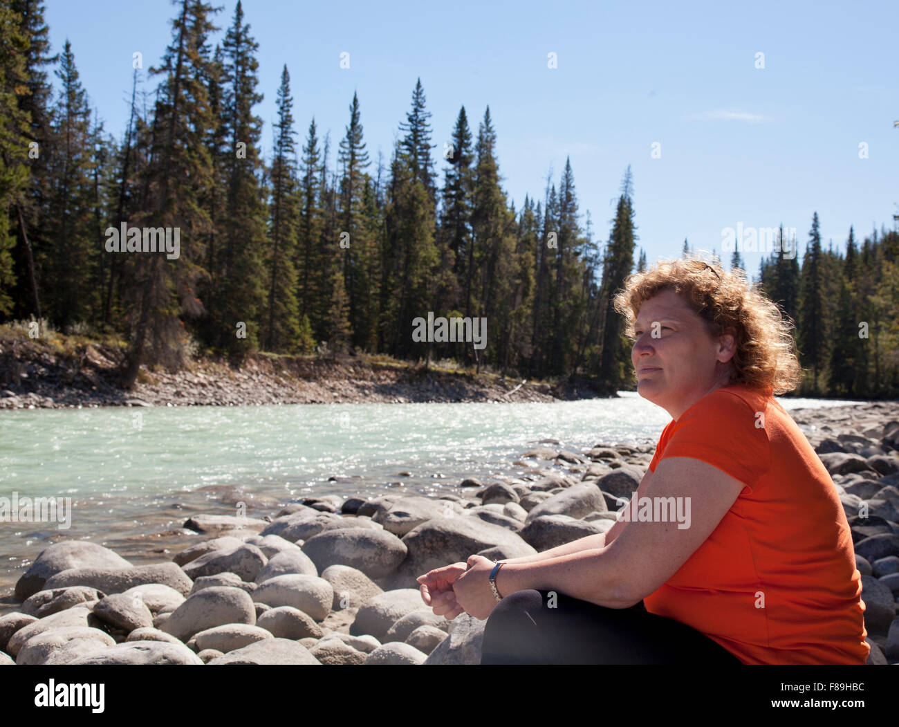 Beautiful woman relaxing outdoor hi-res stock photography and images ...