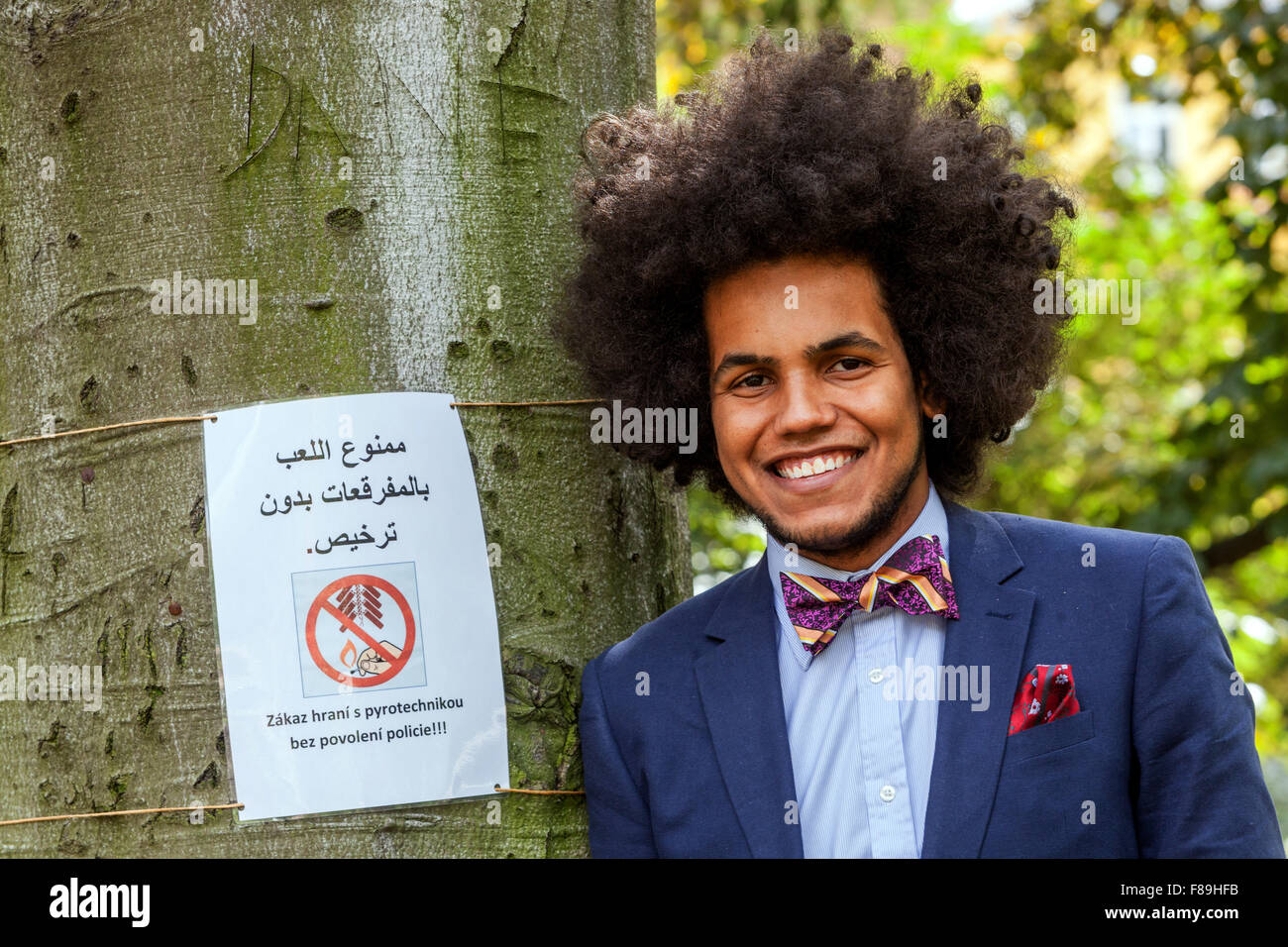 Dominik Feri, young politician, member of the TOP 09 party Stock Photo