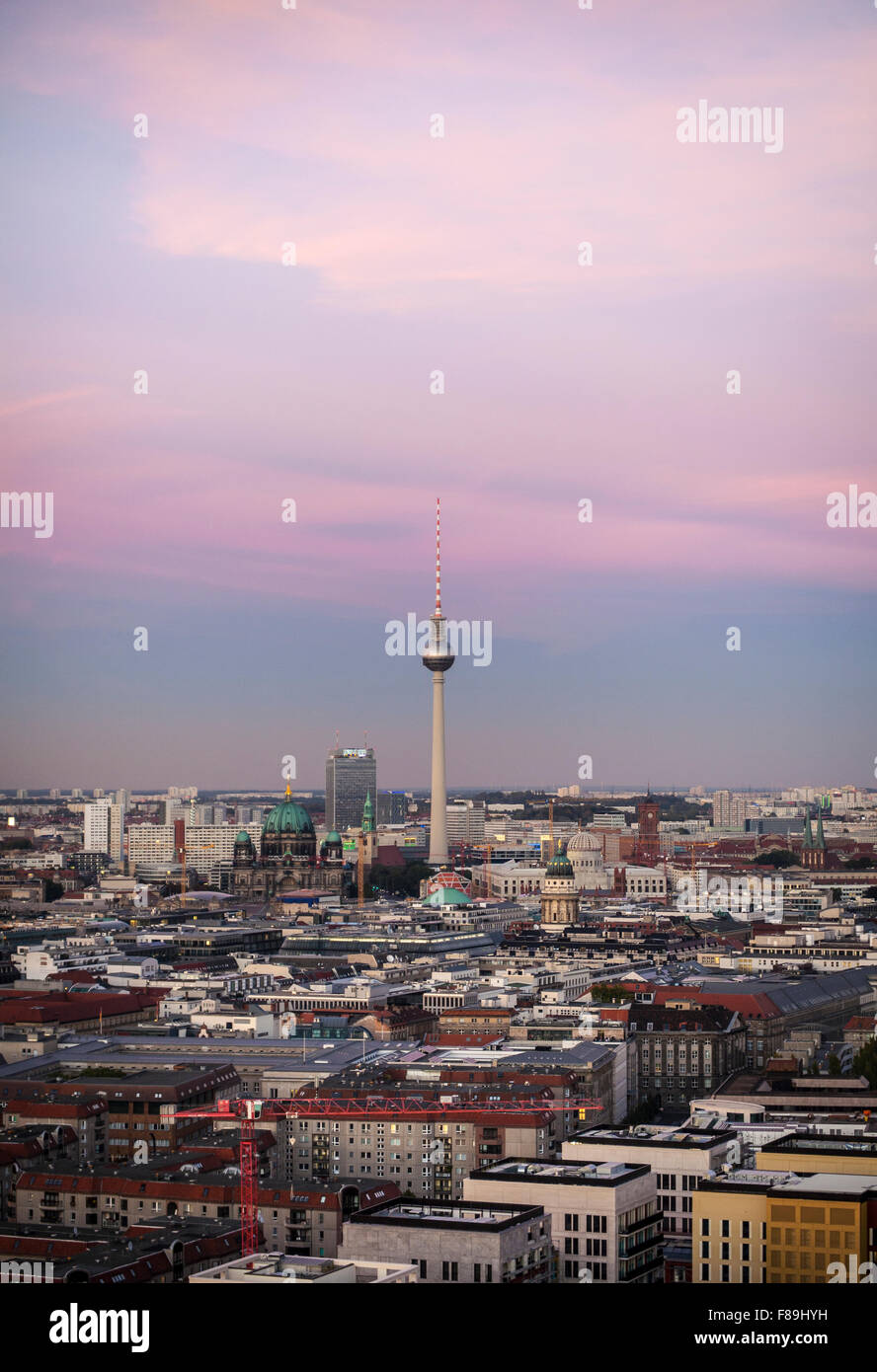 Skyline Berlin, Potsdamer Platz, Germany Stock Photo