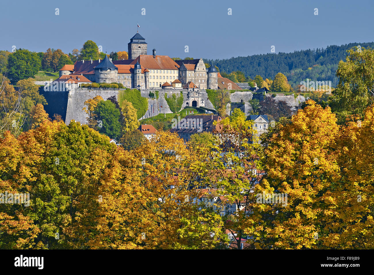 Fortress Rosenberg in Kronach, Germany Stock Photo Alamy