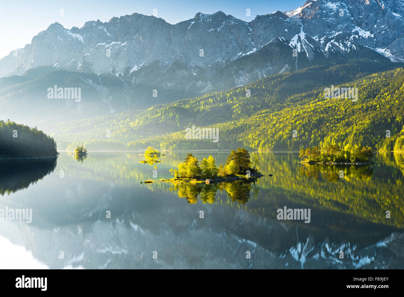 Lake Eibsee, Bavaria, Germany Stock Photo - Alamy