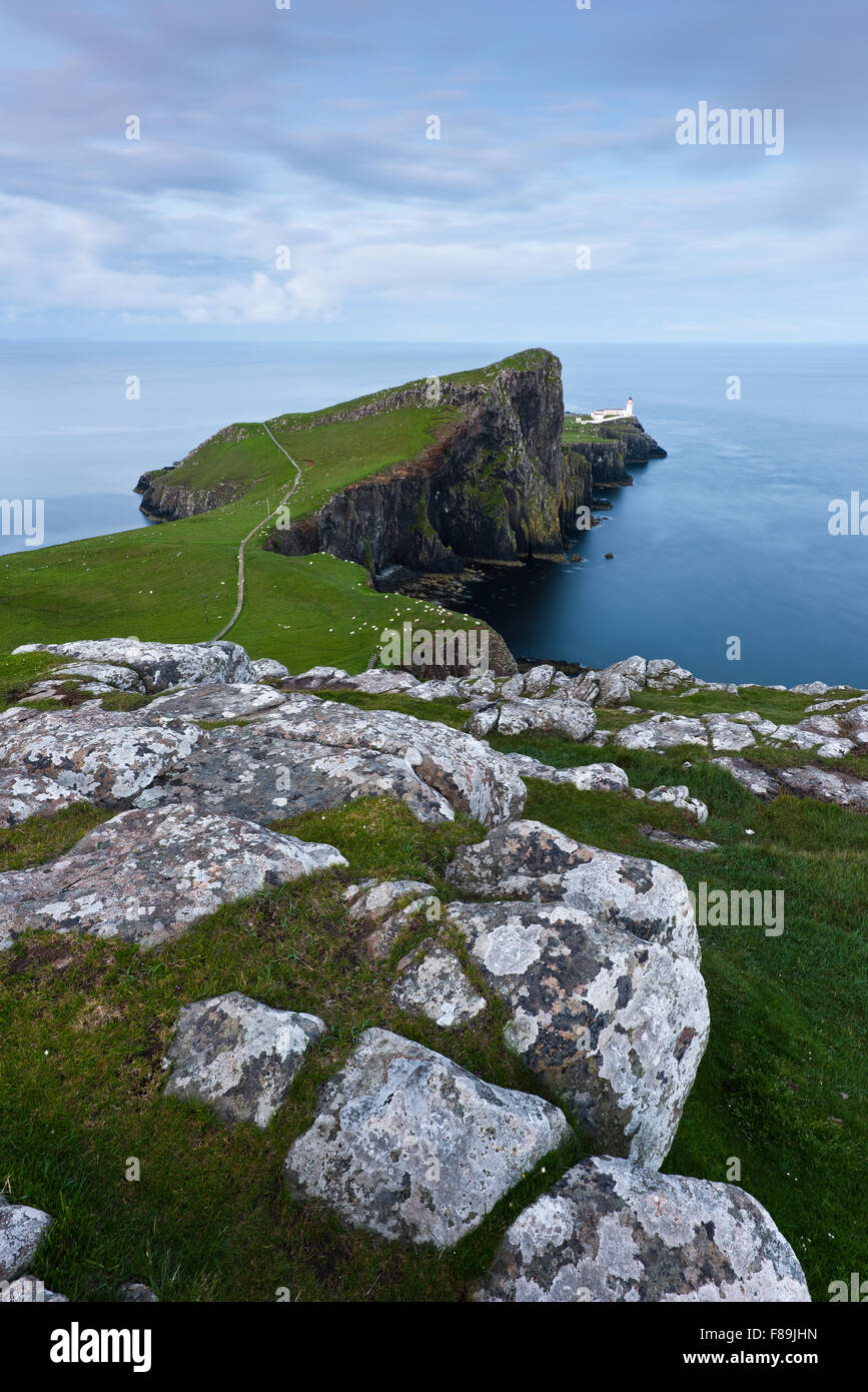 Neist Point, Isle of Skye, Scotland, Europe Stock Photo