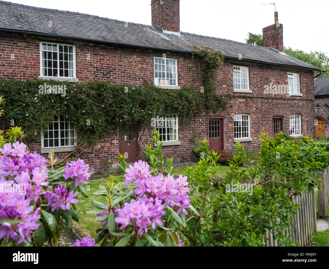 Houses at Styal village by Quarry Bank Mill, Wilmslow, Cheshire