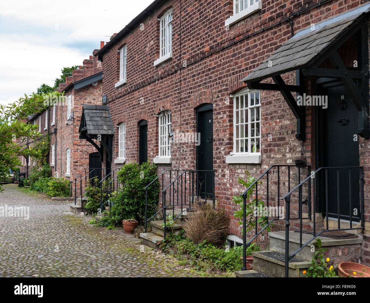 Houses at Styal village by Quarry Bank Mill, Wilmslow, Cheshire