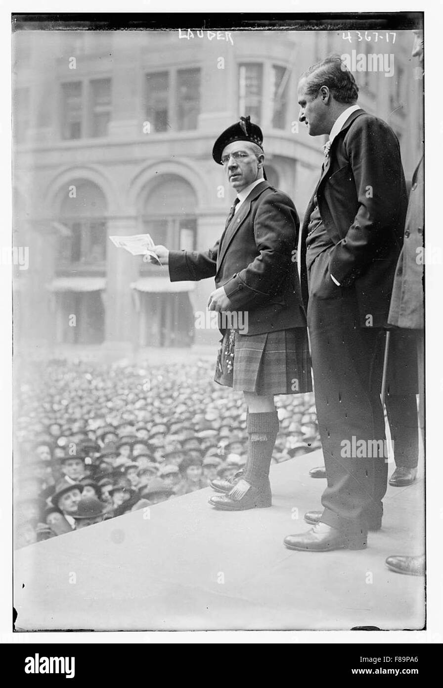 Bain News Service,, publisher. Lauder [between ca. 1915 and ca. 1920] Stock Photo
