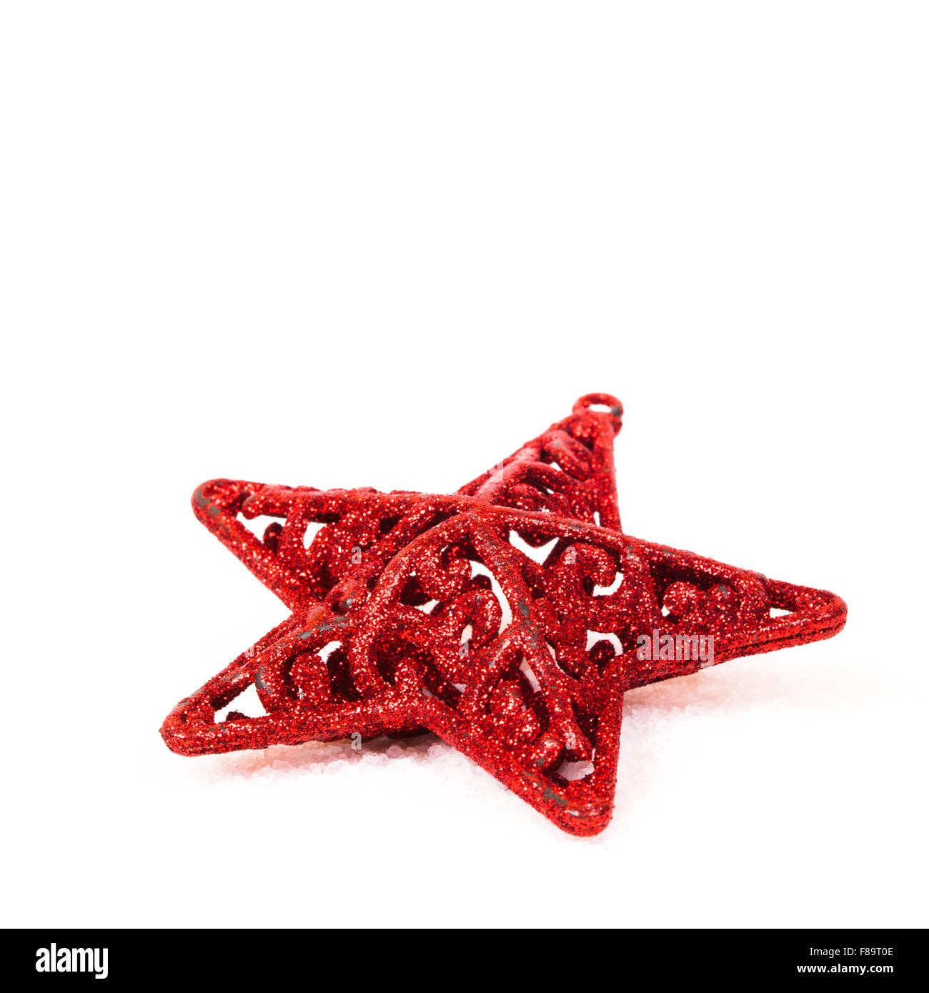 red Christmas star Stock Photo