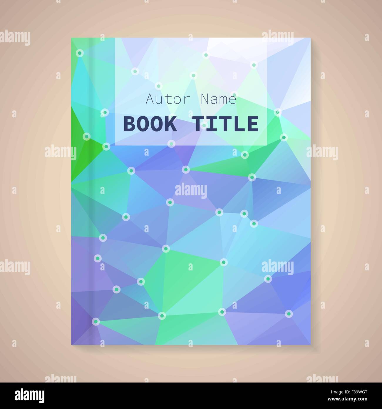 Vector template for book title Stock Vector Image & Art - Alamy