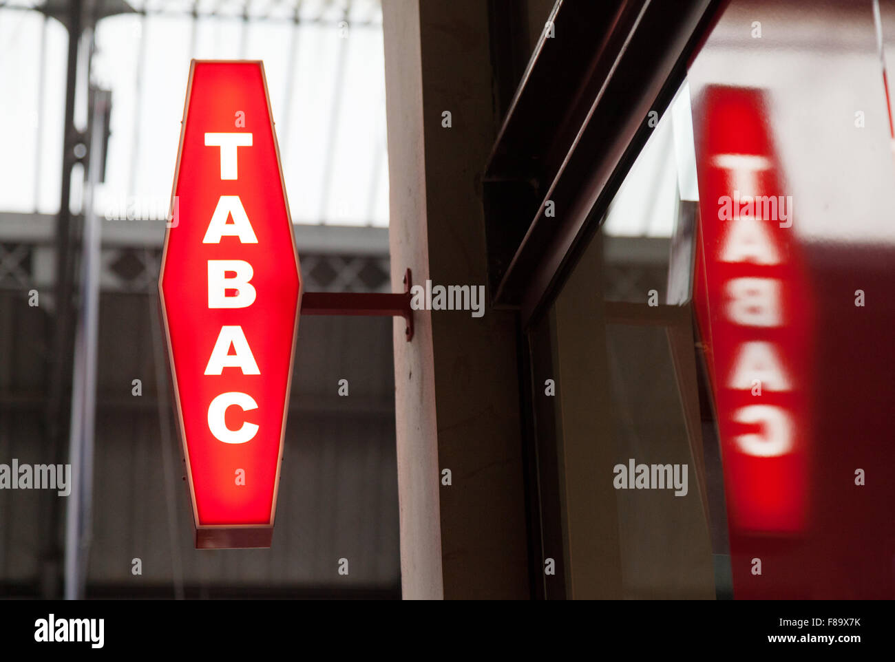 Bureau de Tabac shop sign, Paris France Europe Stock Photo - Alamy