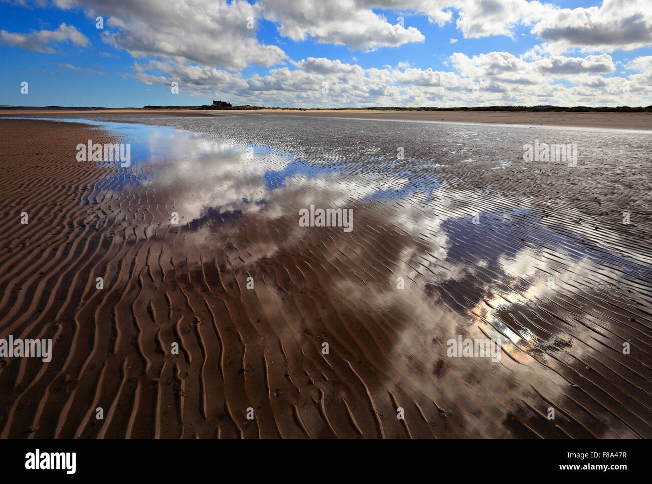Brancaster beach on the North Norfolk coast. Stock Photo