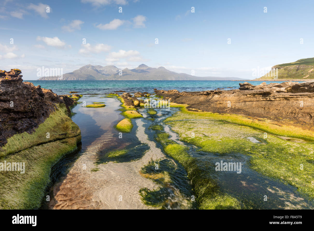 The singing sands of the Isle of Eigg, Small Isles, Inner Hebrides
