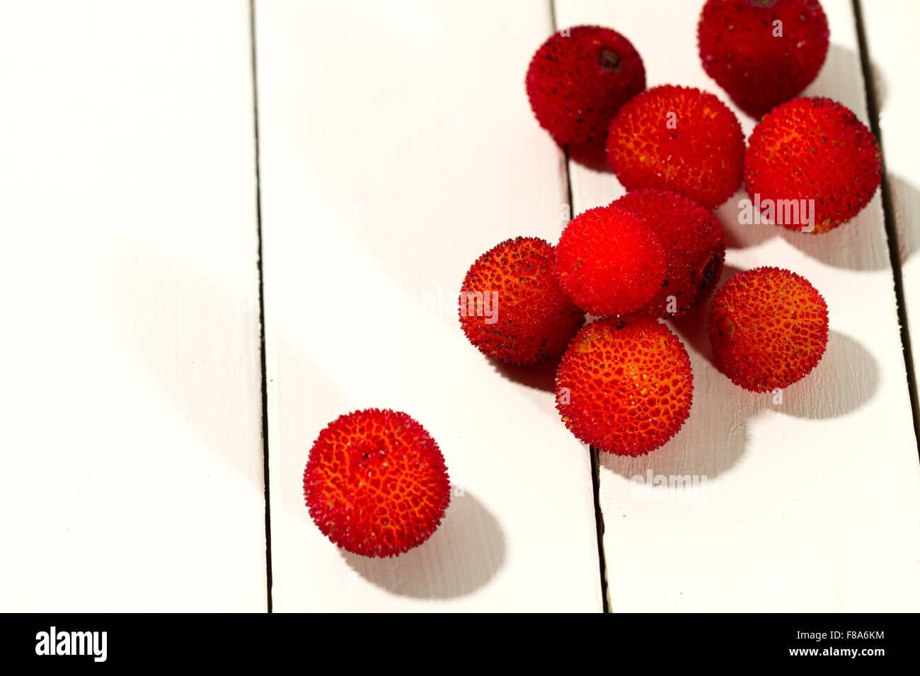 arbutus fruit just collected Stock Photo Alamy