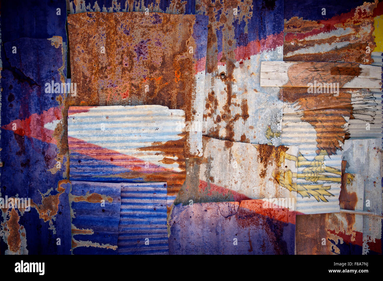 An abstract background image of the flag of American Samoa painted on ...