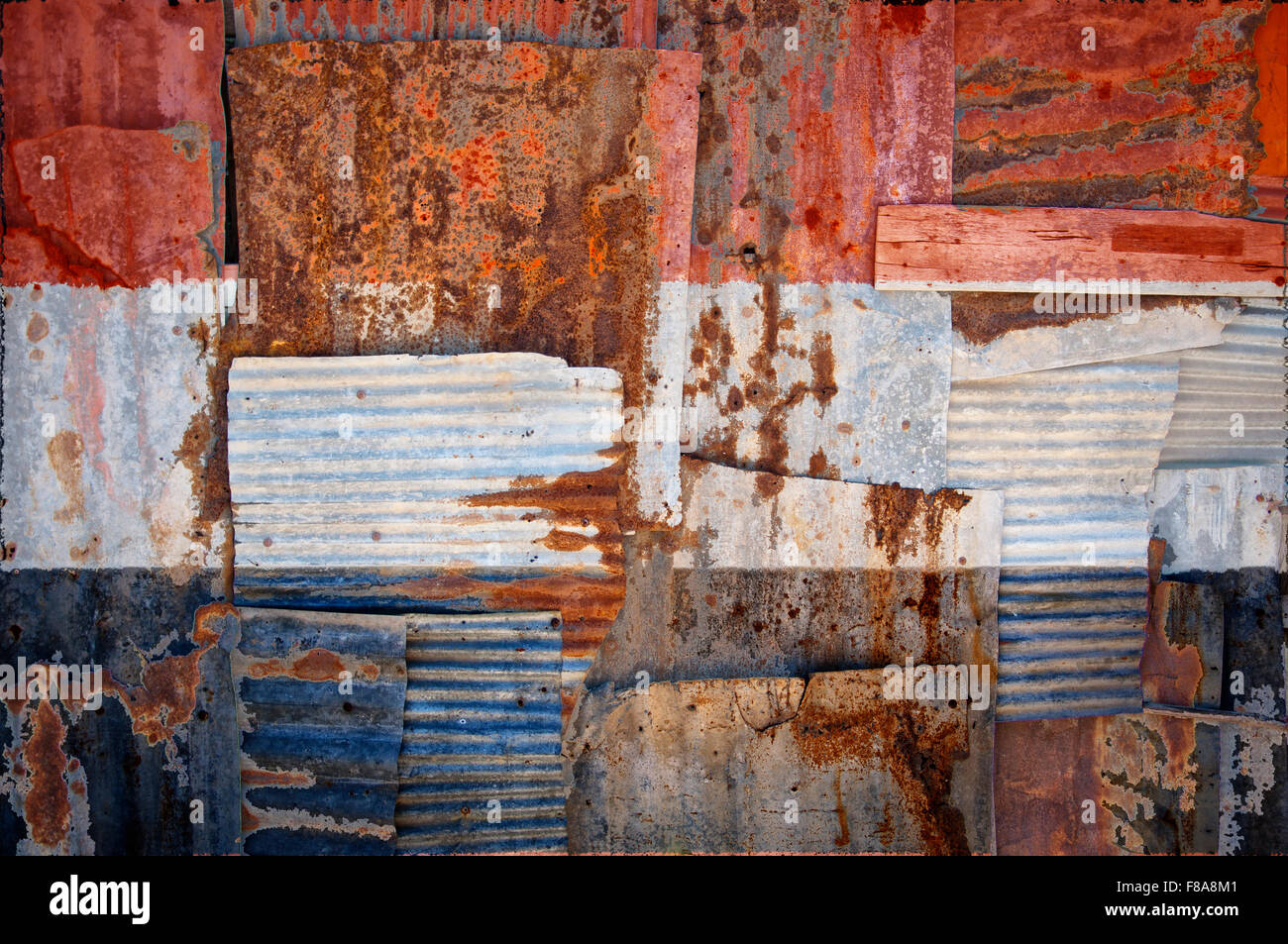 An abstract background image of the flag of Yemen painted on to rusty ...