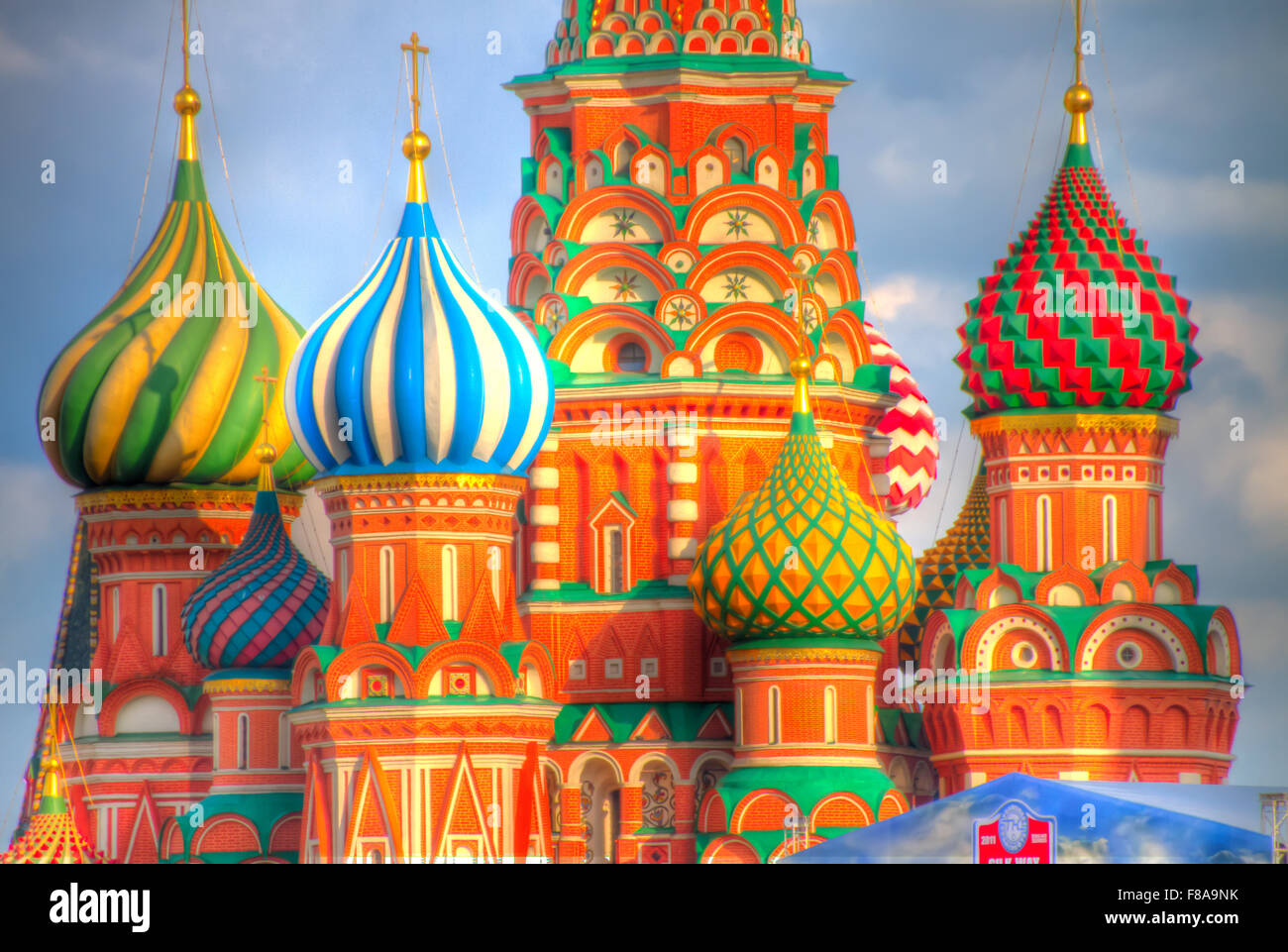 St. Basil's Cathedral. Moscow, Russia Federation, Red Square, Built 1554-61 Stock Photo