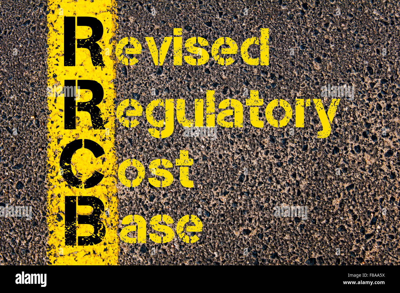 Concept image of Accounting Business Acronym RRCB Revised Regulatory ...