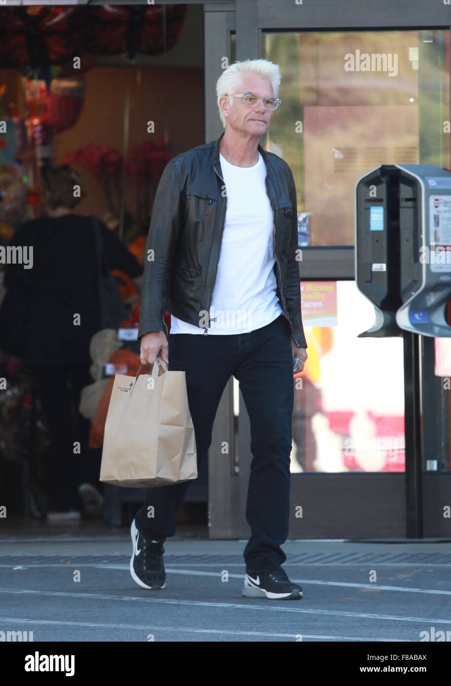 Harry Hamlin Goes Shopping At Ralphs Grocery Store In Studio City 