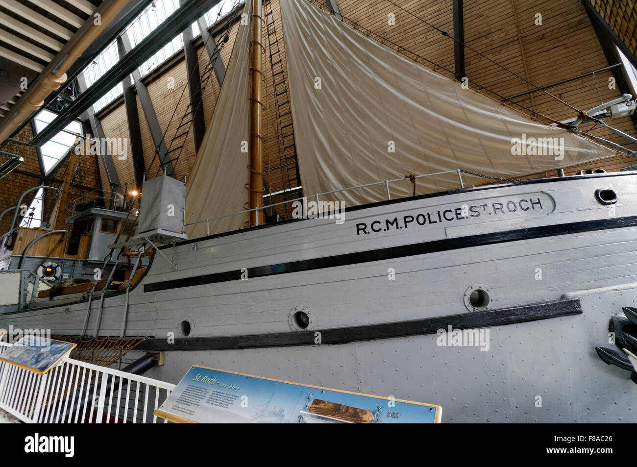 RCMP St. Roch schooner, Vancouver Maritime Museum, Hadden Park, Vancouver, BC, Canada Stock Photo