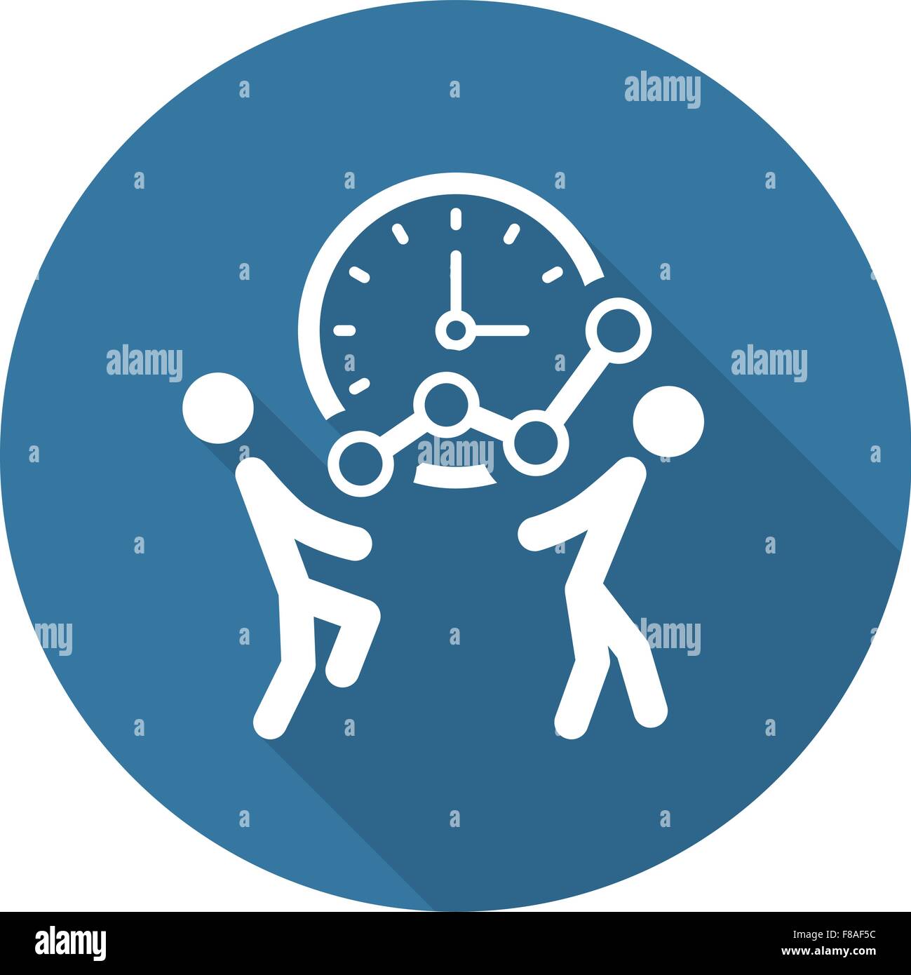 Growing clock Stock Vector Images - Alamy