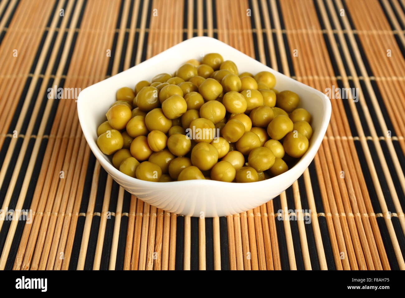 Canned Green Peas Stock Photo - Alamy