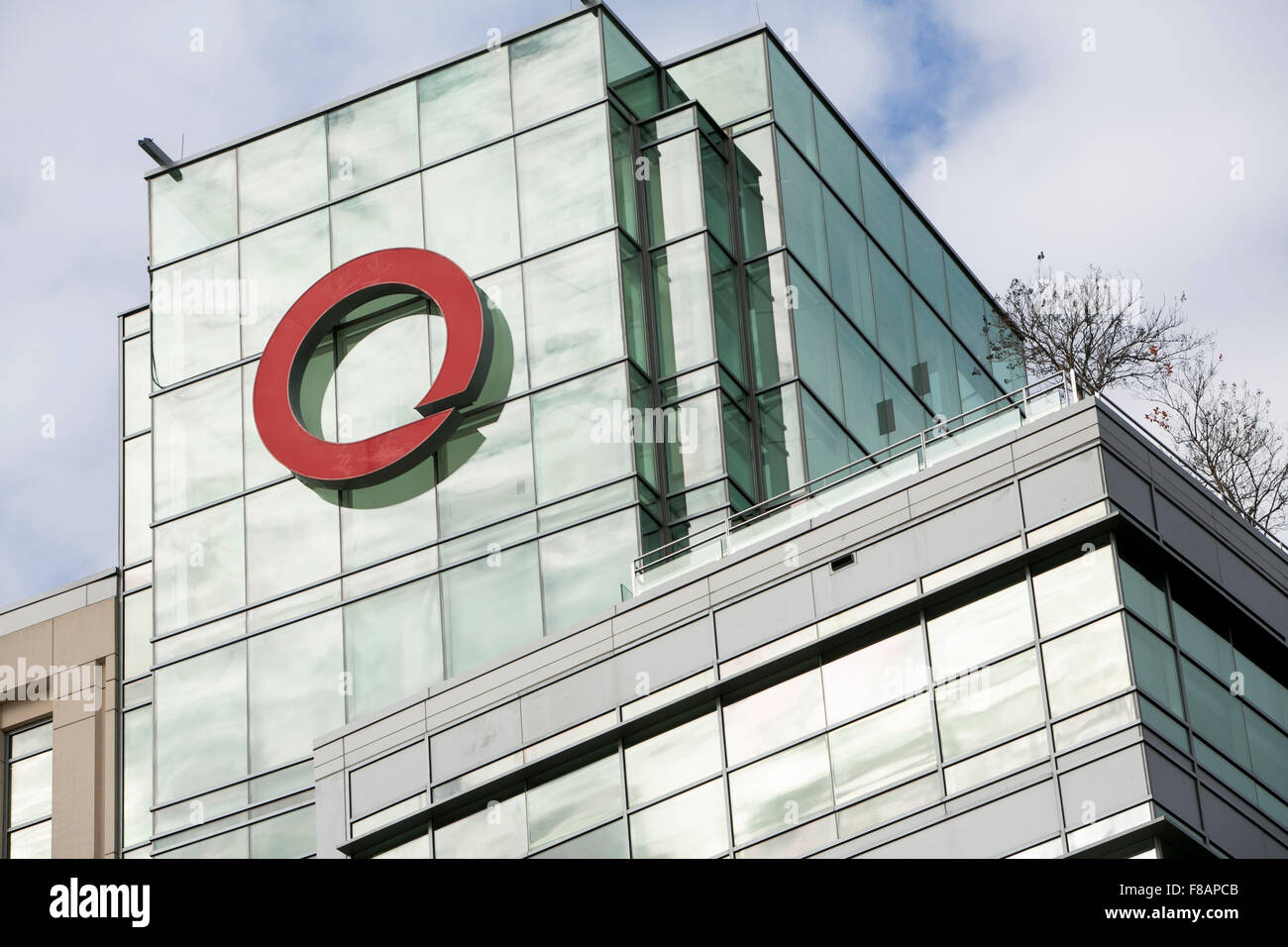 A logo sign outside of the headquarters of Quintiles Transnational in