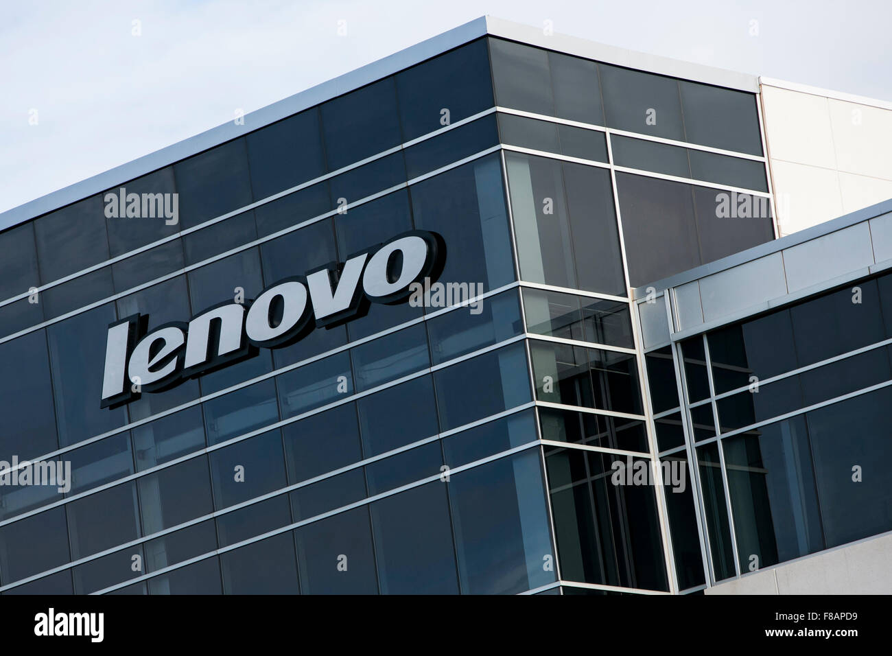 A logo sign outside of a facility occupied by the Lenovo Group in  Morrisville, North Carolina on November 29, 2015 Stock Photo - Alamy