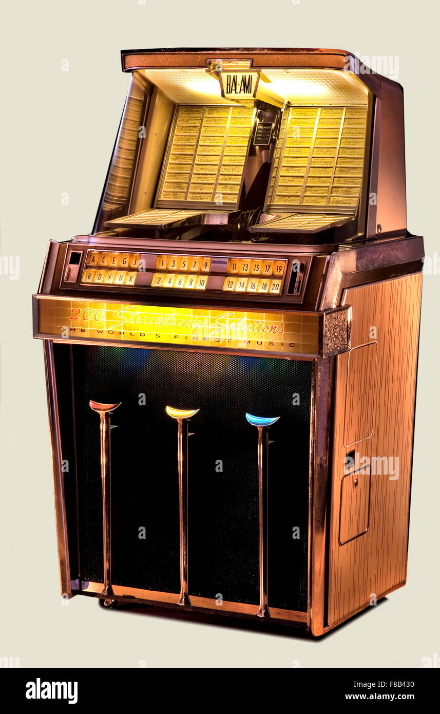 1960 Bel-Ami K200 Jukebox Stock Photo