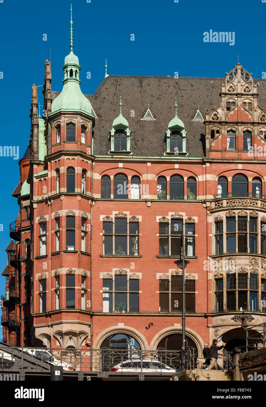 Deutschland, Hamburg, Speicherstadt, Backsteinarchitektur Stock Photo