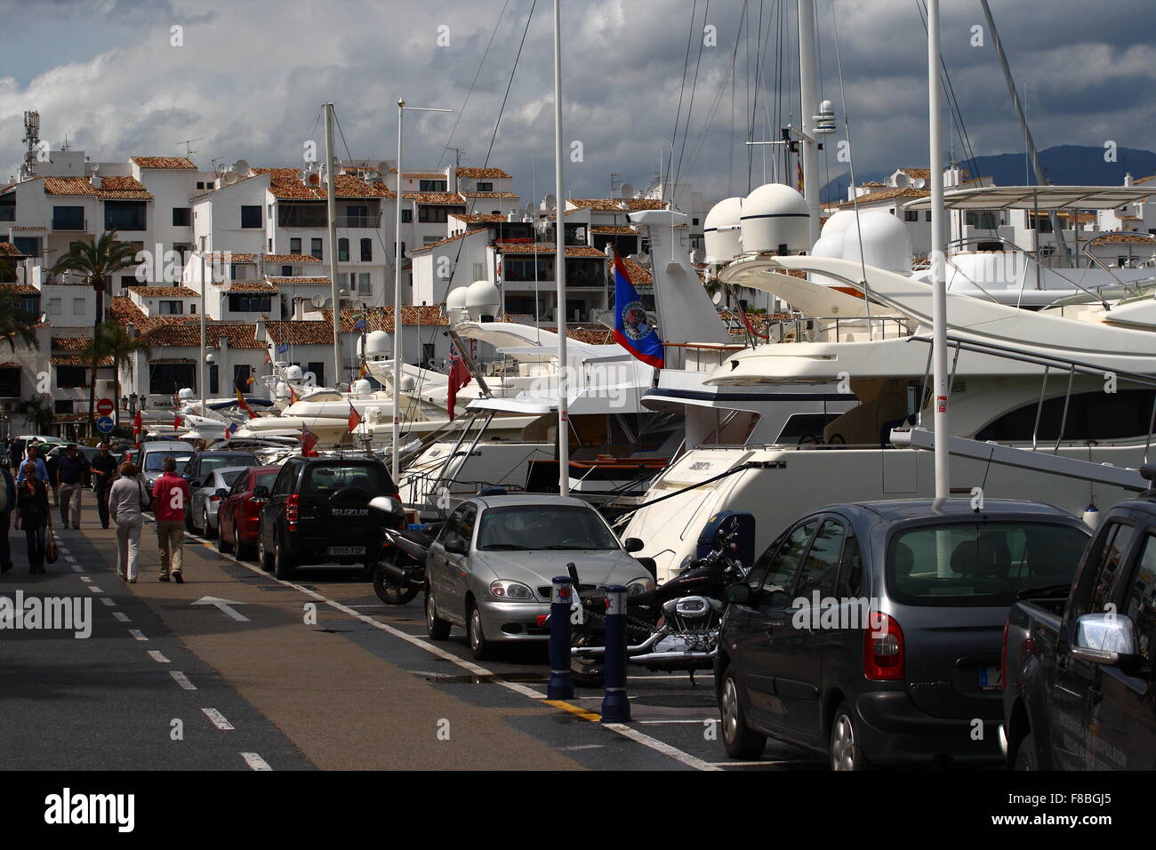 Puerto Banus Marina, Marbella, Spain Stock Photo