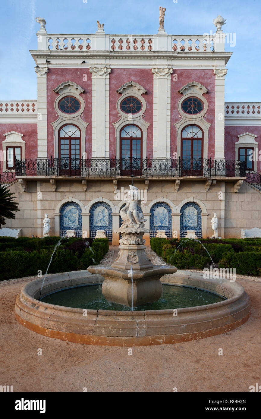 Palacio de Estoi (The Palace of Estoi), near Faro Portugal Stock Photo