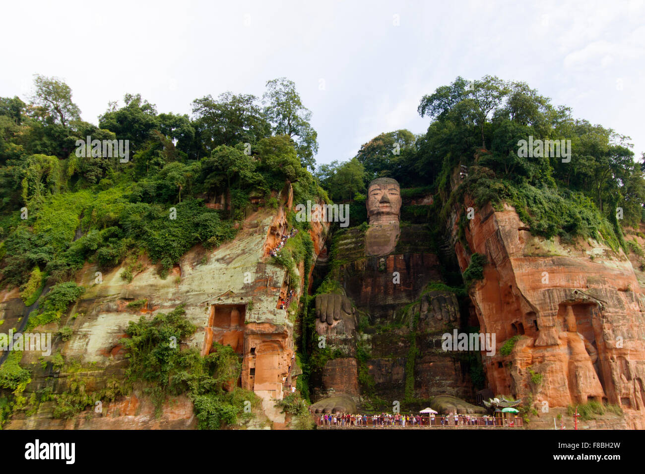 Leshan Giant Buddha Sichuan Province China LA008723 Stock Photo