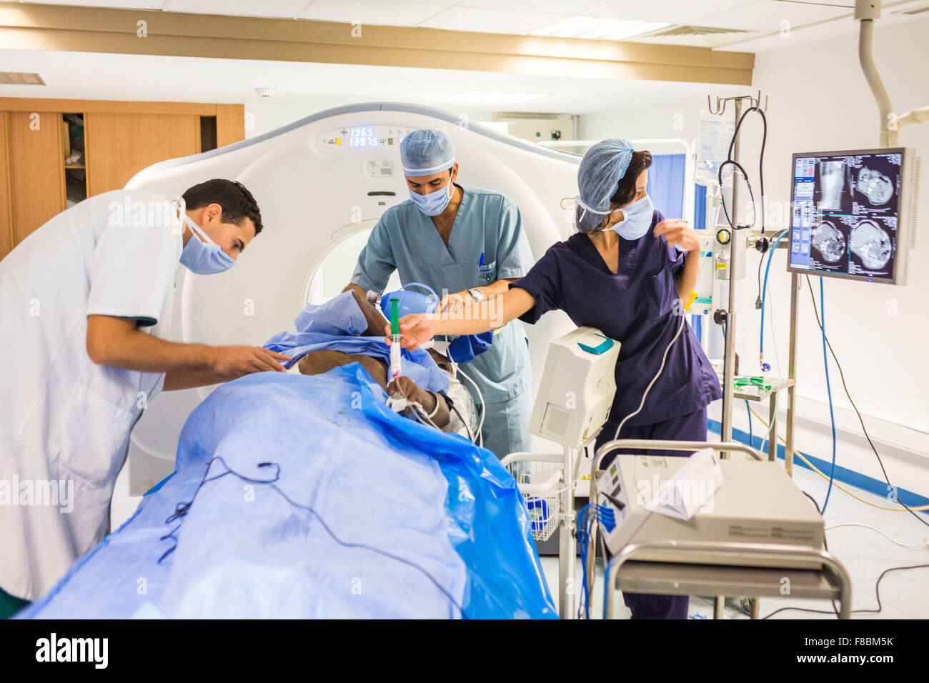 Radiofrequency ablation of a liver tumor Stock Photo Alamy