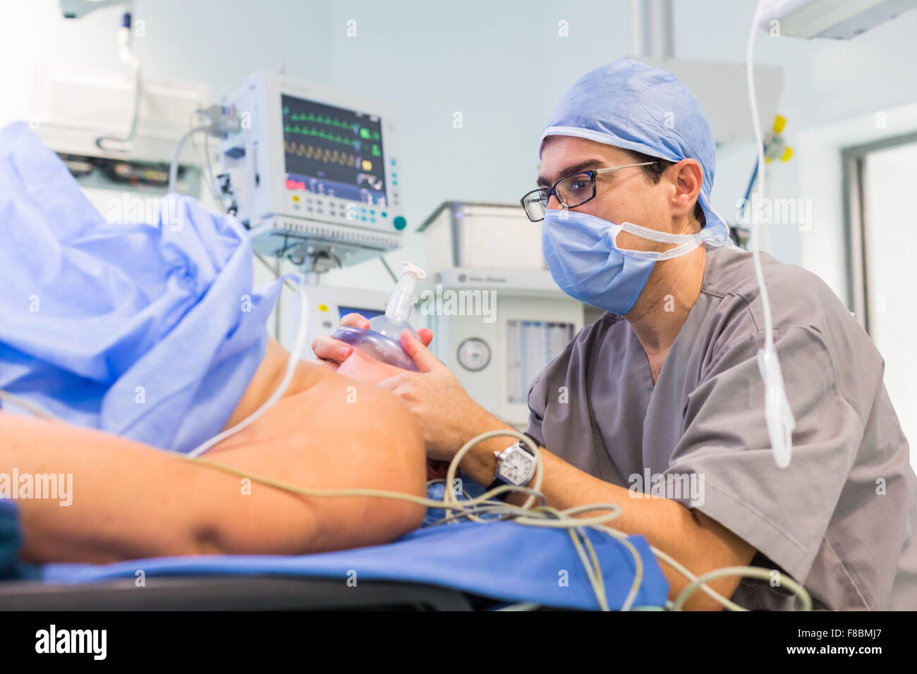 Anaesthesia. Stock Photo
