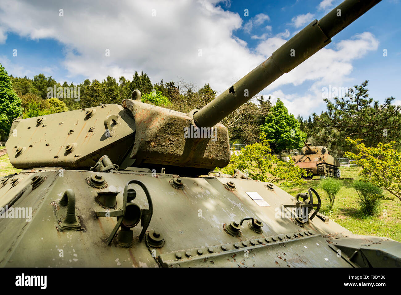 American Sherman tank Stock Photo