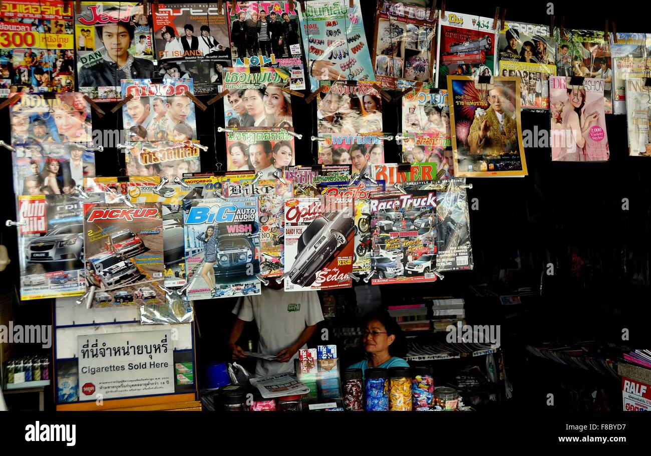 Kanchanaburi, Thailand: Thai magazines in both English and Thai on ...