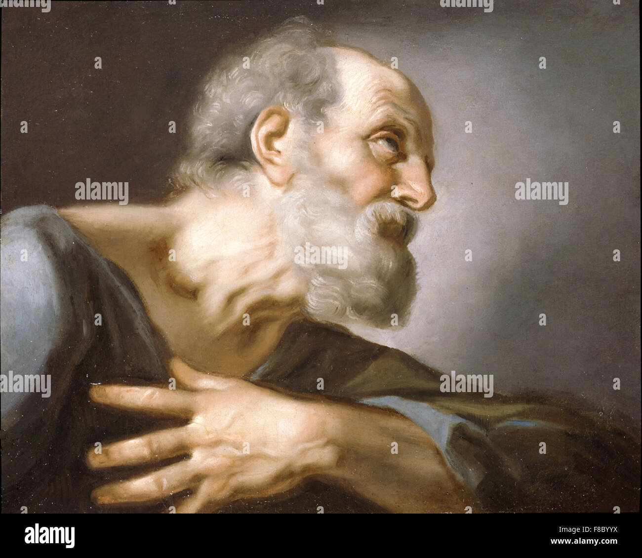 Guido Reni - Saint Peter Stock Photo