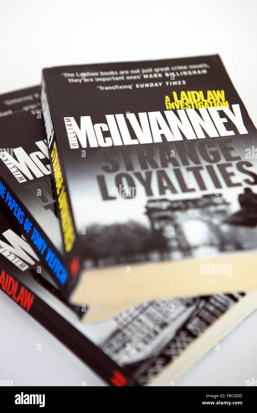Novels by William McIlvanney, Scottish novelist, featuring Inspector Jack Laidlaw Stock Photo